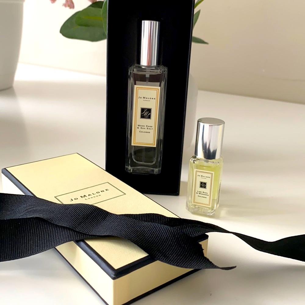 Jo Malone Wood Sage and Sea Salt+Lime Basil Mand.